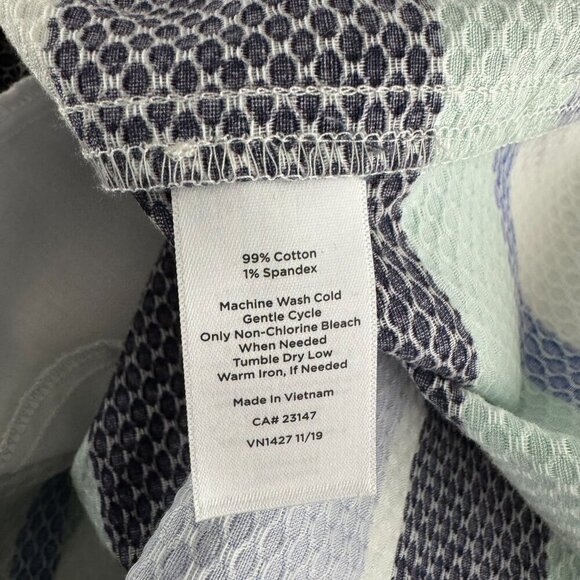 Talbots Dress 24W Sleeveless Striped Multicolored Cotton‎ Spandex NWT DR-1584 - Picture 9 of 9